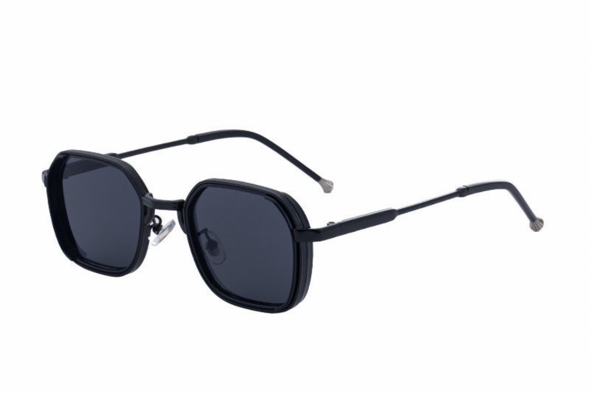 Black frame custom glasses
