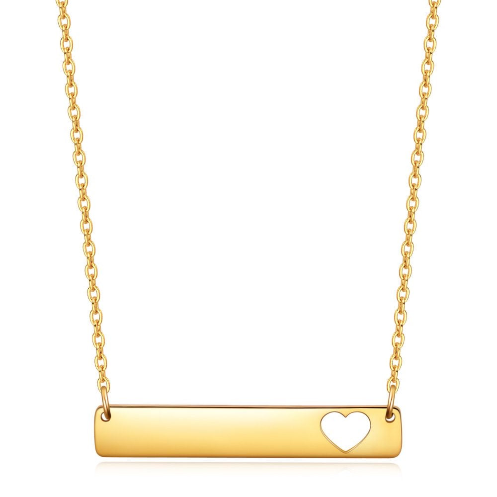 Heart Bar Necklace