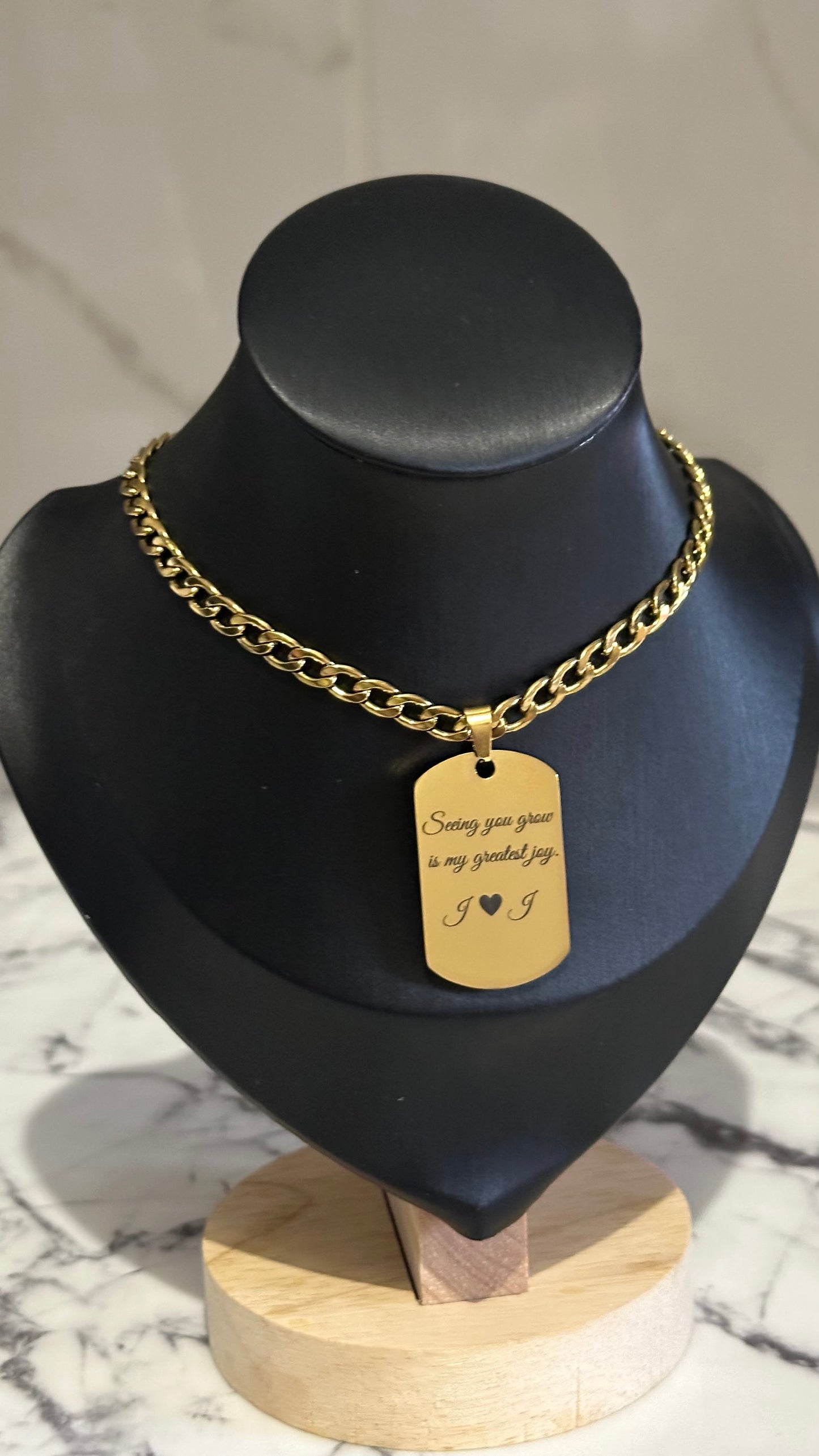 Dog tag pendant