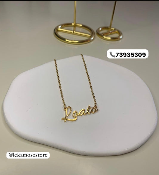 Custom name necklace