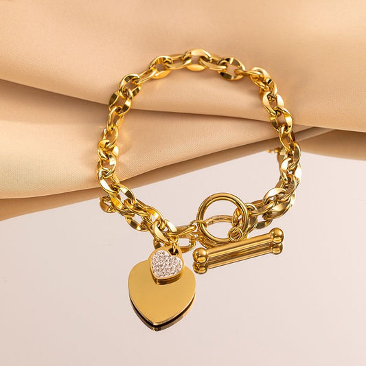 heart charmed - bracelet